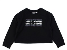 Name It black/connection short boxy sweatshirt